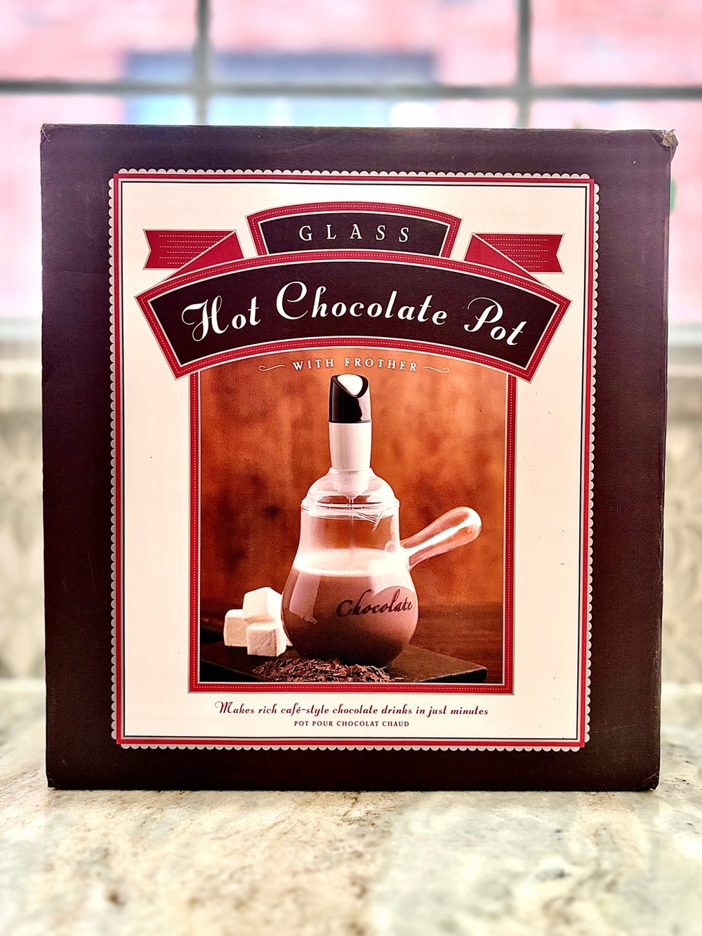 NWT! ☕️ Williams Sonoma Hot Chocolate Pot with Frother